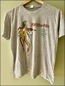 T-Shirt: Script Tour '83 (front) - March-April 1983